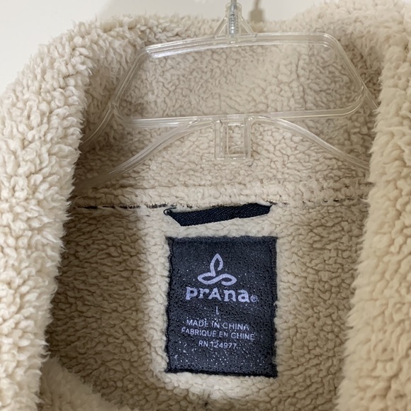 NWOT. Prana Large Esme Faux Suede Sherpa Lined Motor Jacket. - Picture 3 of 12